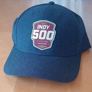 Indycar Indy 500 108th Racing Navy Logo Trucker Cap Gainbridge
